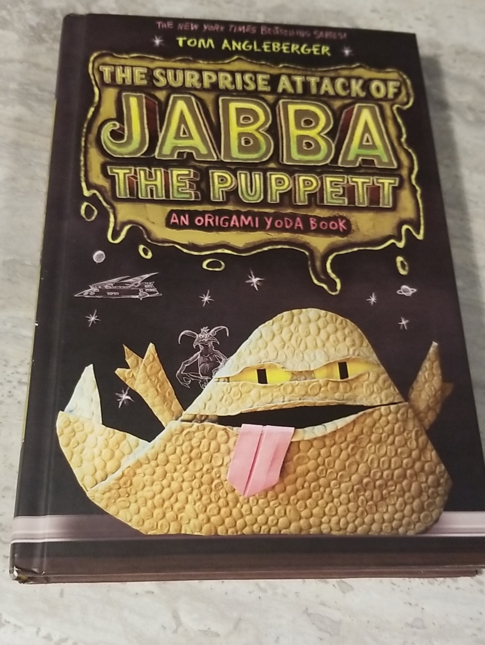 The Surprise Attack of Jabba the Puppett Hardcover Book - By Tom Angleberger
